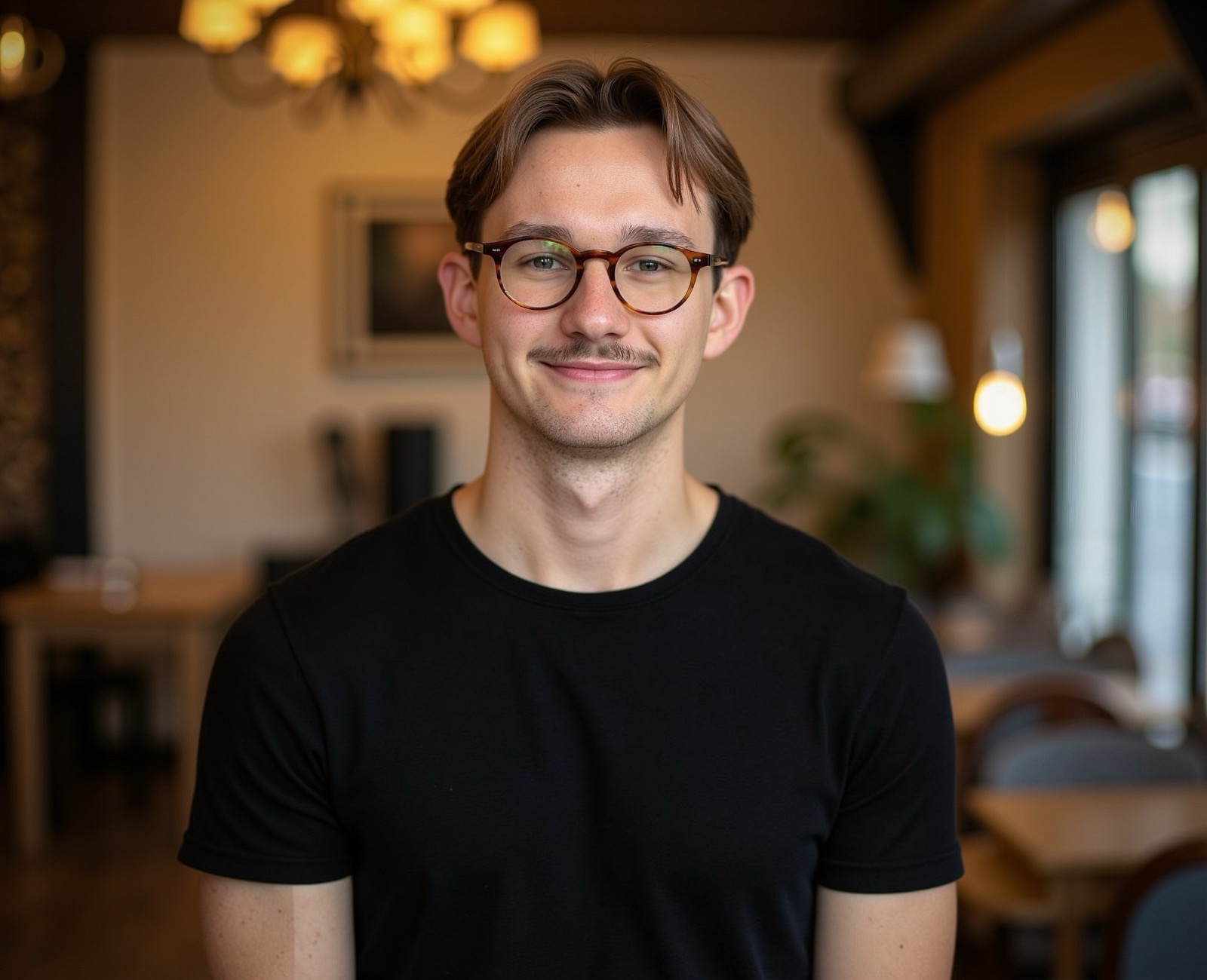 Jonas Fesser bei einem Abend